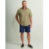 imageHUK Tide Point Solid Short Sleeve Shirt Button Down for MenOverland Trek