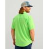 imageHUK Tide Point Solid Short Sleeve Shirt Button Down for MenSummer Green