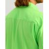 imageHUK Tide Point Solid Short Sleeve Shirt Button Down for MenSummer Green