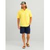 imageHUK Tide Point Solid Short Sleeve Shirt Button Down for MenYellowfin