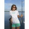 imageHUK Womens Performance Fishing Crew Tee  Ladies TShirtLogo  White
