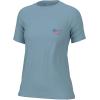 imageHUK Womens Short Sleeve Performance Tee Fishing TShirtAmerican Huk  Crystal Blue
