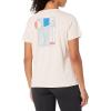 imageHUK Womens Short Sleeve Performance Tee Fishing TShirtTres Box  Peach Whip