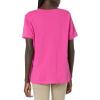 imageHUK Womens V Neck Tee  Ladies TShirt with UPF 30 Sun ProtectionLogo  Rose Violet