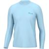 imageHUK Mens Icon X Long Sleeve Performance Fishing ShirtCrystal Blue