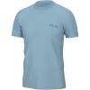 imageHUK Mens Icon X Short Sleeve Fishing Shirt with Sun ProtectionCrystal Blue