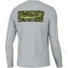 imageHUK Mens Kc Pursuit Long Sleeve Sun Protecting Fishing ShirtUnder the Dock  Harbor Mist