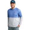 imageHUK Mens Pursuit Graphic Hoodie Sun Protecting Fishing Shirt with HoodHarbor Mist