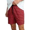 imageHUK Mens Pursuit Volley Pattern QuickDry ShortsAll Over Print  Scarlet Blaze