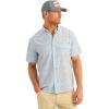 imageHUK Mens Standard Kona Pattern Short Sleeve Fishing Button Down Shirt Ocean Blue 20