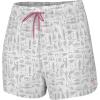 imageHUK Pursuit Volley Pattern QuickDry Shorts for WomenBatiki  Harbor Mist