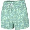 imageHUK Pursuit Volley Pattern QuickDry Shorts for WomenBatiki  Marine Blue