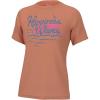 imageHUK Womens Short Sleeve Performance Tee Fishing TShirtHappy Waves  Coral Reef