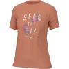 imageHUK Womens Short Sleeve Performance Tee Fishing TShirtSeas the Day  Coral Reef