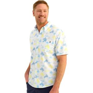 imageHUK Mens A1a Woven Performance Long Sleeve ButtonKc  Marolina Blue