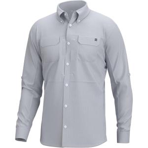 imageHUK Mens A1a Woven Performance Long Sleeve ButtonWhite