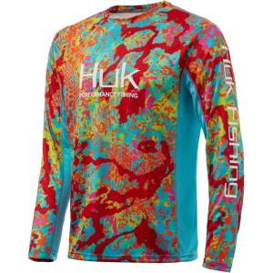 imageHUK Mens Icon X Camo Long Sleeve Performance Fishing ShirtKryptek Obskura Loki