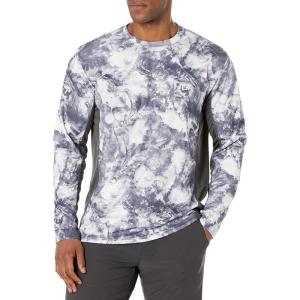 imageHUK Mens Icon X Camo Long Sleeve Performance Fishing ShirtMossy Oak Leeward