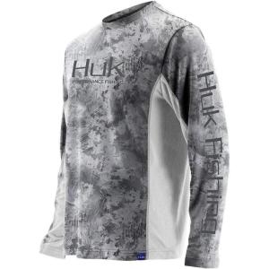 imageHUK Mens Icon X Camo Long Sleeve Performance Fishing ShirtSubphantis Sub Zero