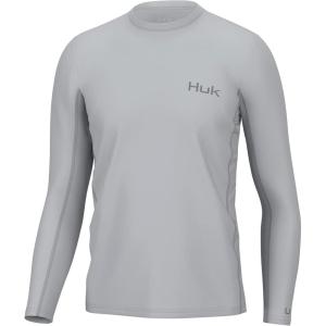 imageHUK Mens Icon X Long Sleeve Performance Fishing ShirtHarbor Mist
