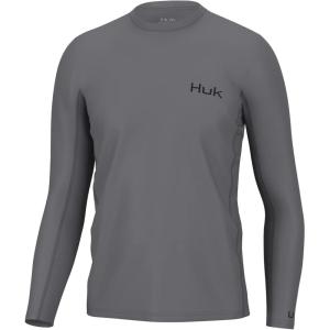 imageHUK Mens Icon X Long Sleeve Performance Fishing ShirtNight Owl