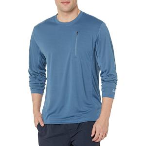 imageHUK Mens Icon X Pocket Shirt  LongSleeve Performance ShirtTitanium Blue