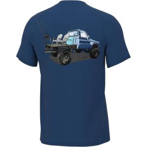 imageHUK Mens Kc Scott Short Sleeve Tee Performance Fishing TShirtKc Portable Dock  Set Sail