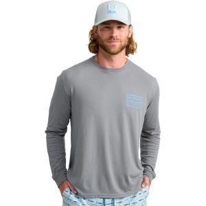 imageHUK Mens Long Sleeve Performance Tee Fishing TShirtNight Owl