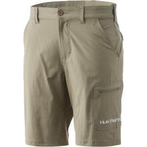 imageHUK Mens Next Level 105quot QuickDrying Performance Fishing Shorts with UPF 30 Sun ProtectionOverland  105