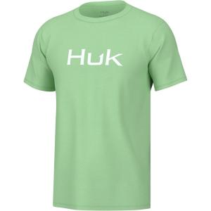 imageHUK Mens Performance Fishing Logo Tee Short Sleeve QuickDryLogo 20  Patina