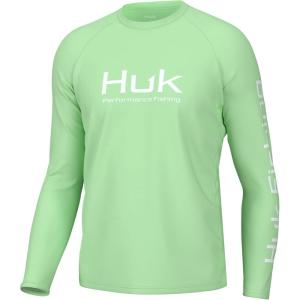imageHUK Mens Pursuit Vented Long Sleeve 30 UPF Fishing ShirtPatina