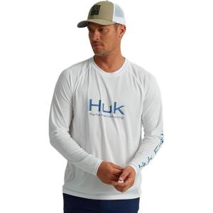 imageHUK Mens Pursuit Vented Long Sleeve 30 UPF Fishing ShirtWhite 20