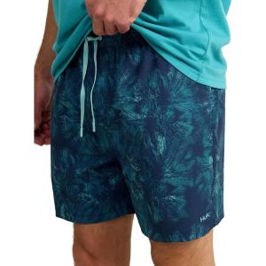 imageHUK Mens Pursuit Volley Pattern QuickDry ShortsNaval Academy