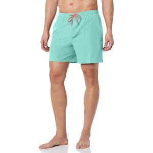 imageHUK Mens Volley 55quot Elastic Waist QuickDry Swim ShortsBeach Glass