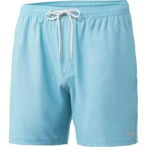 imageHUK Mens Volley 55quot Elastic Waist QuickDry Swim ShortsBlue Radiance