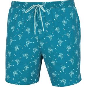 imageHUK Pursuit Volley Pattern QuickDry Shorts for MenSail Bird  Tapestry