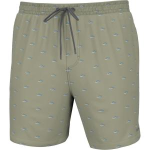 imageHUK Pursuit Volley Pattern QuickDry Shorts for MenSmall Charter  Moss