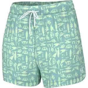 imageHUK Pursuit Volley Pattern QuickDry Shorts for WomenBatiki  Marine Blue