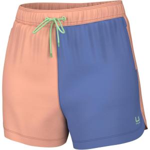 imageHUK Pursuit Volley Pattern QuickDry Shorts for WomenSegment  Peach Nectar