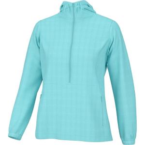 imageHUK Tide Point Pattern Pullover Fishing 14 Zip for WomenCrossdye  Island Paradise