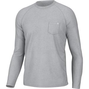 imageHUK Waypoint Long Sleeve Shirt Performance Fishing Tee for MenHarbor Mist