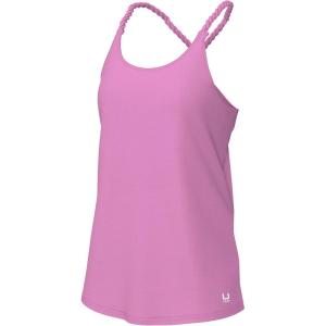 imageHUK Womens Novelty Performance Racer Back Fishing Tank TopUltra Pink