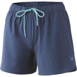 imageHUK Womens Volley Elastic Waist QuickDry Shorts 30 UPFSargasso Sea