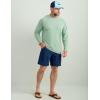 imageHUK Mens A1a Crew QuickDry Breathable Fishing ShirtFog Green