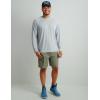 imageHUK Mens A1a Crew QuickDry Breathable Fishing ShirtHarbor Mist