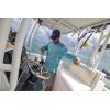 imageHUK Mens A1a Crew QuickDry Breathable Fishing ShirtMarine Blue