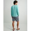 imageHUK Mens A1a Crew QuickDry Breathable Fishing ShirtMarine Blue
