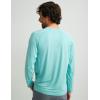 imageHUK Mens A1a Crew QuickDry Breathable Fishing ShirtMarine Blue