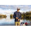 imageHUK Mens A1a Crew QuickDry Breathable Fishing ShirtNaval Academy