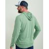 imageHUK Mens A1a HoodieLightweight Performance Fishing Hooded Shirt with UPF Sun ProtectionMoistureWicking ampamp QuickDry FabricFog Green